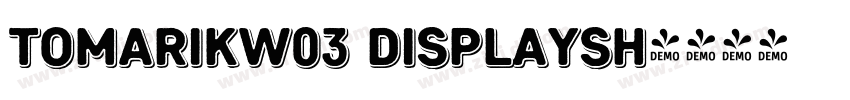 TomarikW03 DisplaySh字体转换